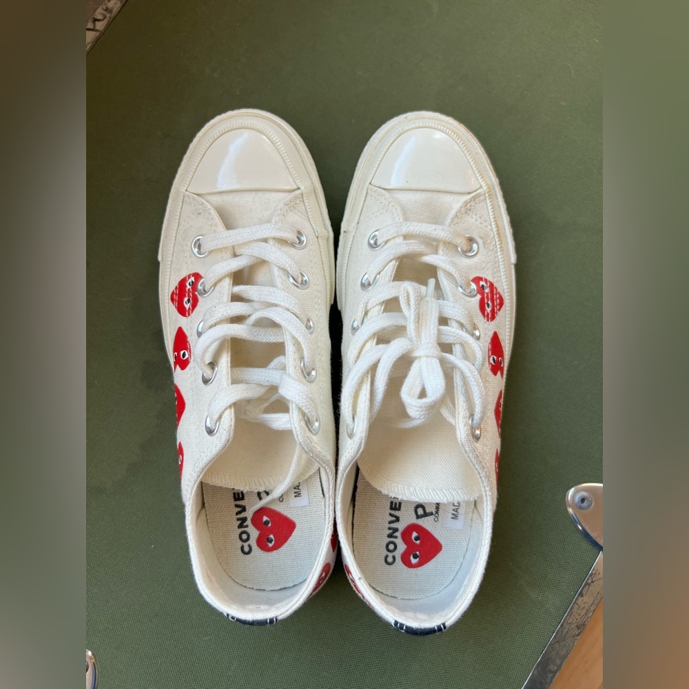 CDG PLAY CONVERSE SIZE6 W